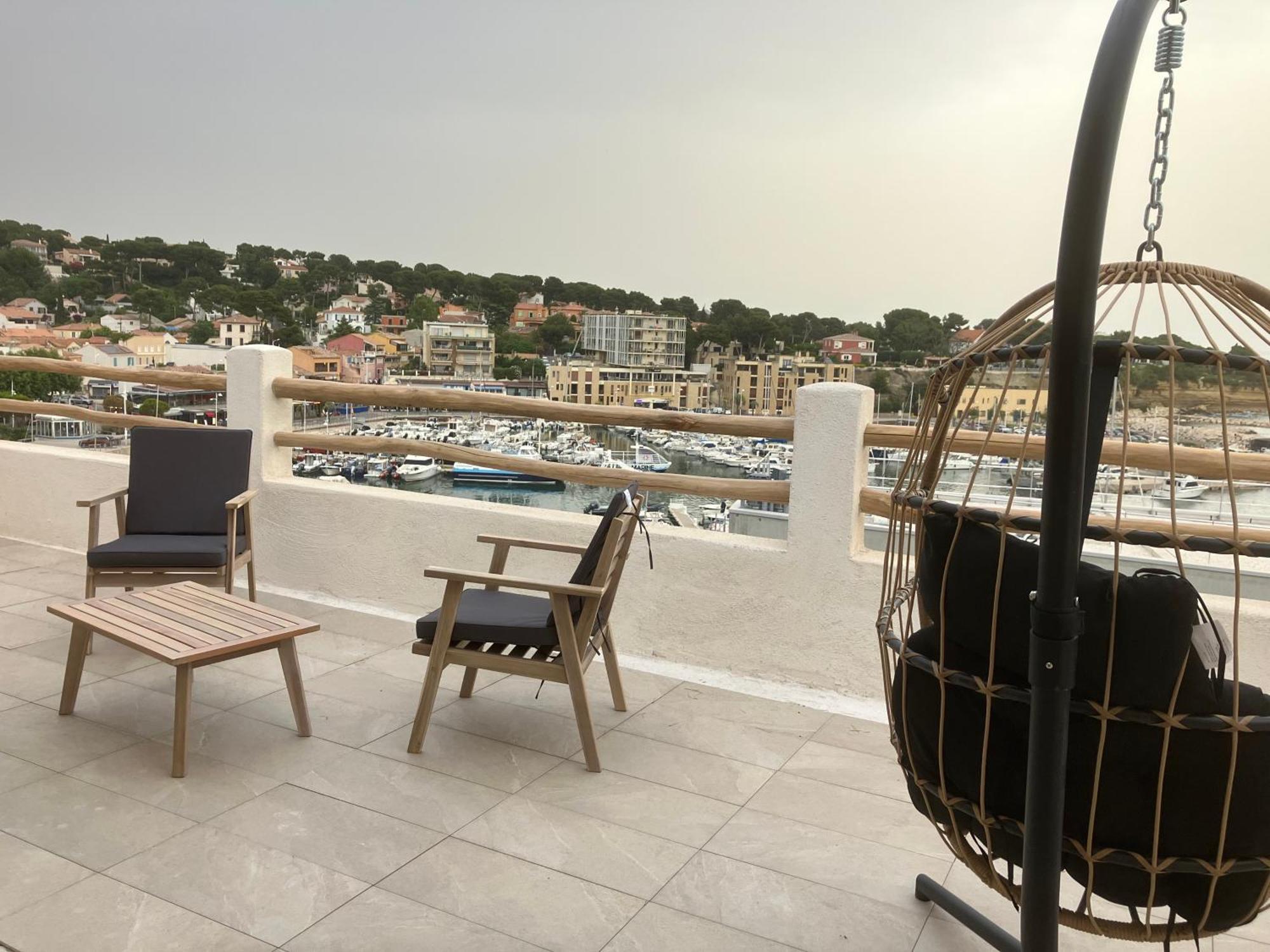 Appartement T2 Vue Sur Le Port Jacuzzi Terrasse Et Parking à Carry-le-Rouet Extérieur photo